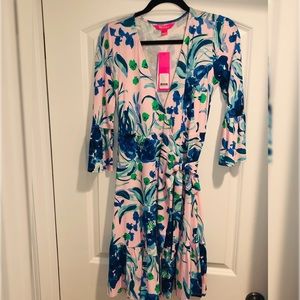 NWT Lilly Pulitzer Misha Wrap dress - Pink Tropics